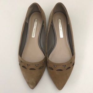 Audrey Brooke tan flats